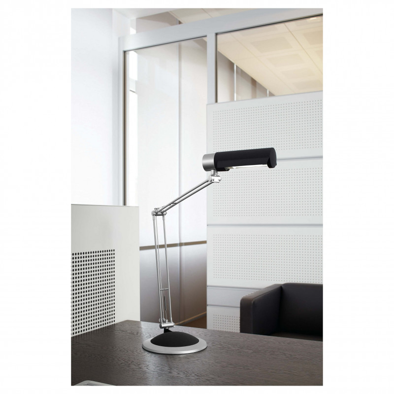 MAUL MAULoffice LED Desk Lamp, 9.5 W, Silver