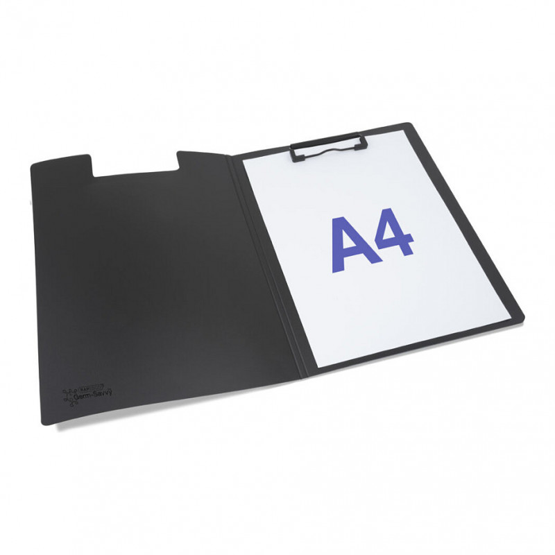 Rapesco Clipboard Folder, A4, Polypropylene, Black (1641)