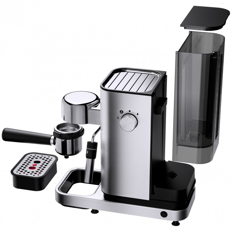 WMF Lumero Espresso Portafilter Machine, Cromargan