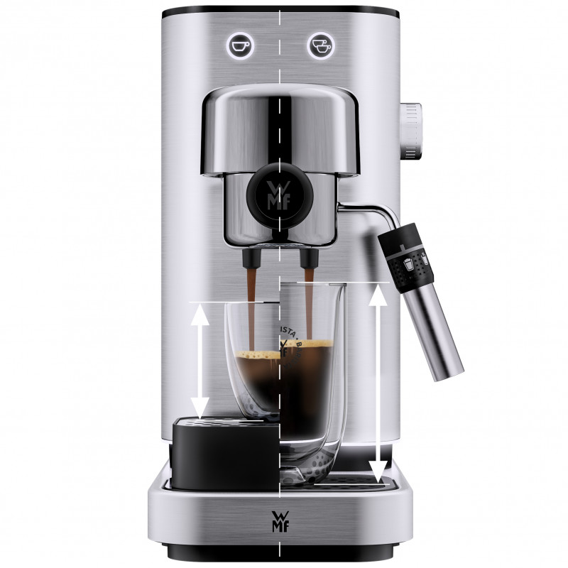 WMF Lumero Espresso Portafilter Machine, Cromargan