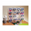 Really Useful Box Storage Box with 16x 0.3 l Boxes, 37.5 x 12.5 x 31.0 cm, Transparent