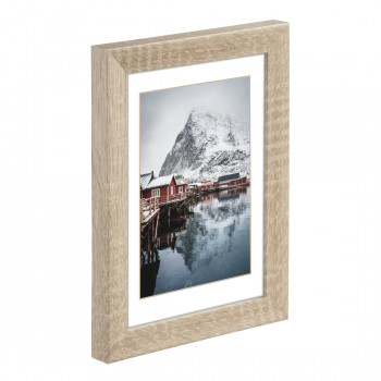 Hama Oslo Single Picture Frame 20 x 28 cm, Oak, for Table/Wall
