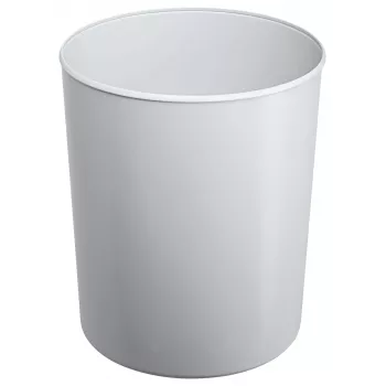 HAN Safety Waste Paper Bin, Flame-Retardant, 13 L, Light Grey