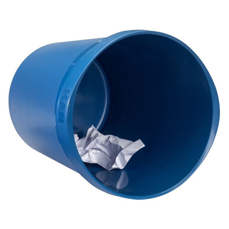HAN Grip Karma Waste Paper Basket 18 L, Blue