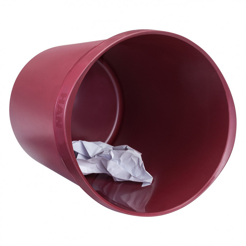 HAN Grip Karma Waste Paper Basket 18 L, Red
