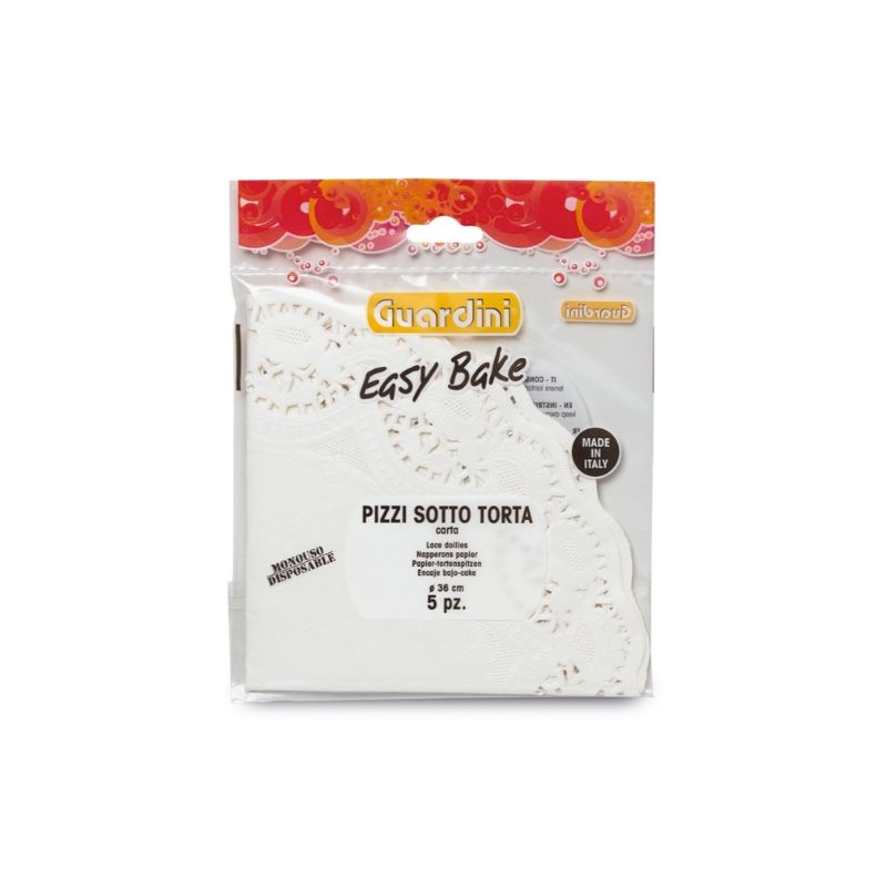 Guardini Easy Bake Decorative Paper Doilies Ø 36 cm, 5 pcs