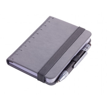 Troika Lilipad Notepad with Liliput Tool Pen, Grey (NPP25/GY)