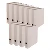 FALKEN PURE Lever Arch File, Grey Cardboard, 50 mm Spine, DIN A4
