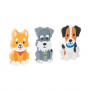 BRUNNEN erasers beige, grey, white/brown