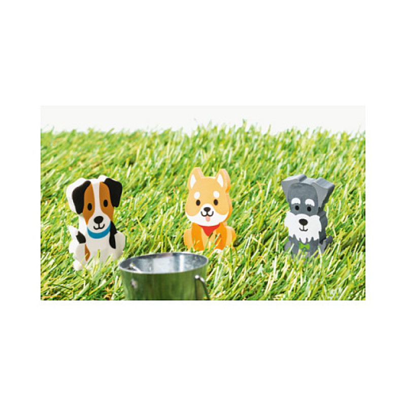 BRUNNEN erasers beige, grey, white/brown