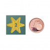 AVERY Zweckform Star Number Stickers 1-24, Gold, 66 Labels