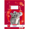 Herlitz School Notebook A4, 16 Sheets, Squared (Lineatur 07), FSC