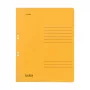 Falken Eyelet File Folder DIN A4, Commercial and Official Fastening, Yellow (80003908)