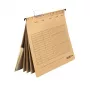 Falken UniReg Hanging File Folder with Commercial Fastener, Kraft Brown Cardboard, 5 pcs