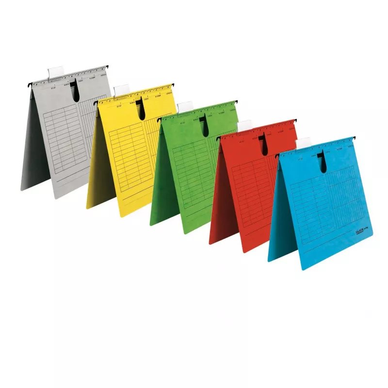 Falken Suspension File DIN A4 with Commercial Fastener, Grey