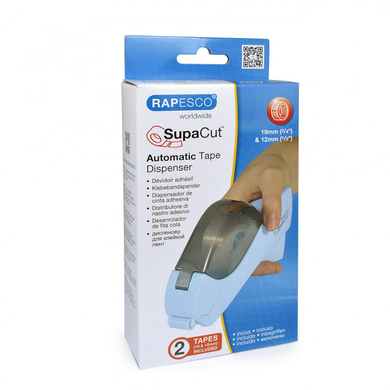 RAPESCO® Tape Dispenser SupaCut 1442 light blue