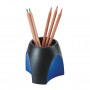 HAN Delta pen holder 6.5 x 4.9 x 8.8 cm black/blue