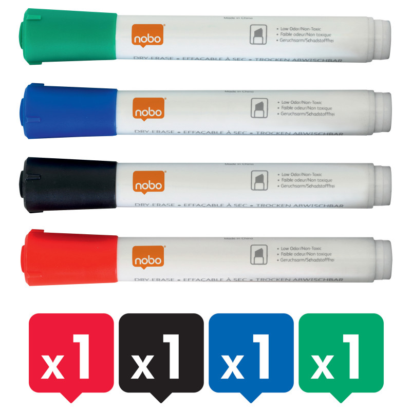 nobo Starter 6-piece Whiteboard Marker Multicolour