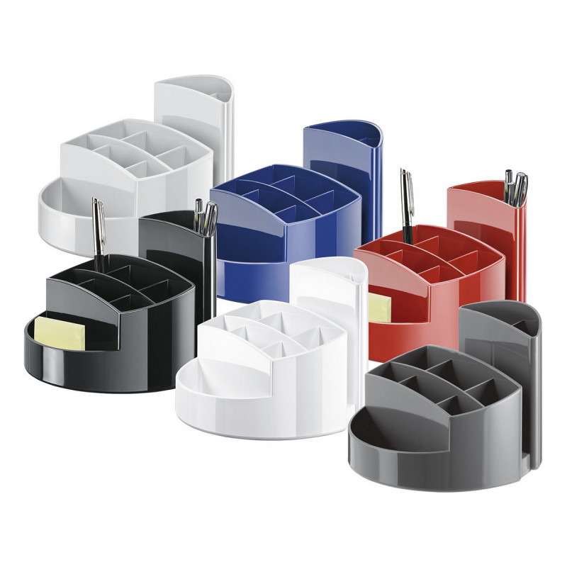 HAN pen holder 14.0 x 14.0 x 10.9 cm black