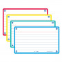 Oxford Flash Index Cards, 80 Sheets, Lined, Assorted Colours