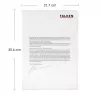 Falken Sheet Protectors DIN A4, Textured Surface, 0.09 mm, Transparent