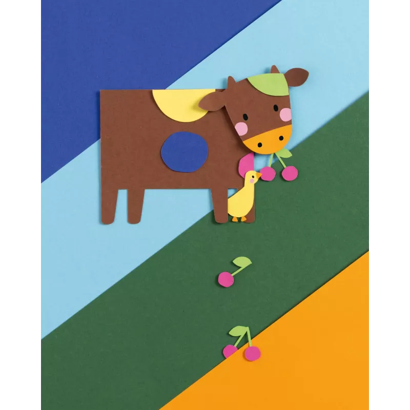folia Coloured Card 300 g/m², Assorted Colours, 10 Sheets