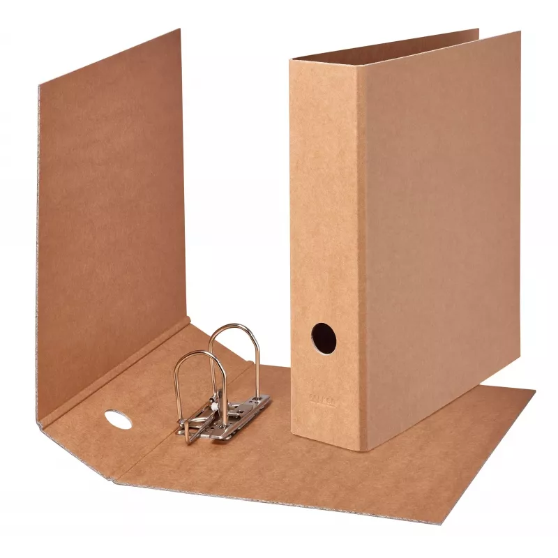 FALKEN Lever Arch File A4, 8 cm Spine, Cardboard, Brown