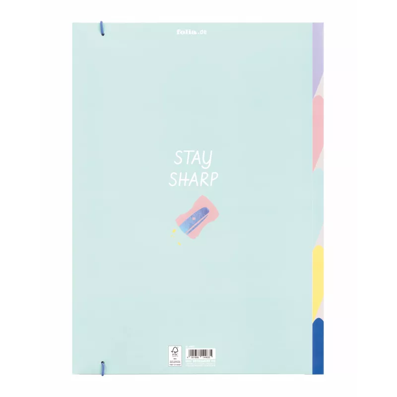 folia collector folder DIN A3, Pencils design