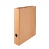 FALKEN PURE Lever Arch File A4, 5 cm Spine, Brown Cardboard