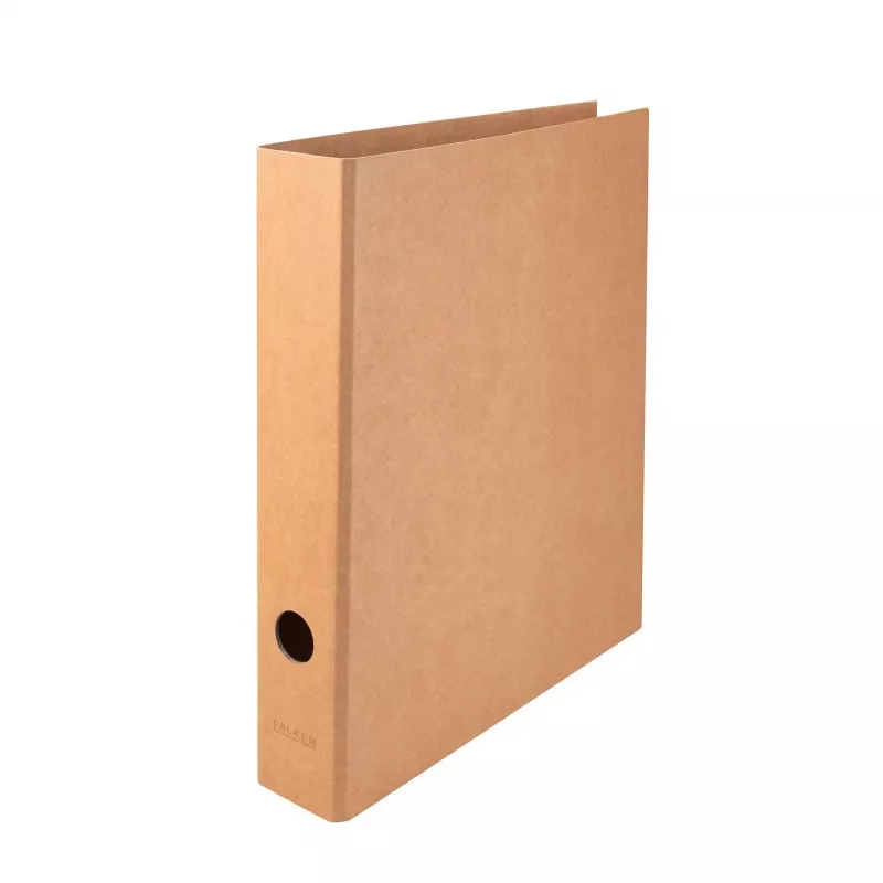 FALKEN PURE Lever Arch File A4, 5 cm Spine, Brown Cardboard