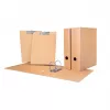 FALKEN PURE Lever Arch File A4, 5 cm Spine, Brown Cardboard