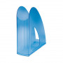 HAN magazine file antistatic, heavy-metal-free polystyrene blue-transparent, DIN C4