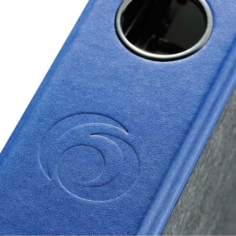 herlitz file binder spine width 5 cm DIN A4 cardboard blue marbled