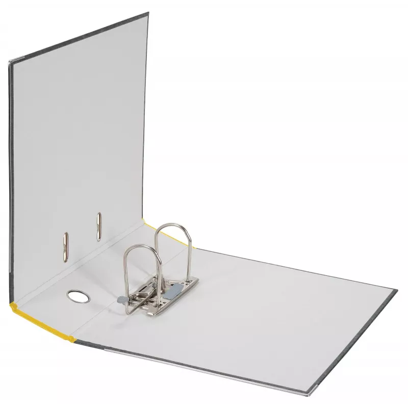 FALKEN Recycling Lever Arch File A4, 8 cm, Yellow Marbled