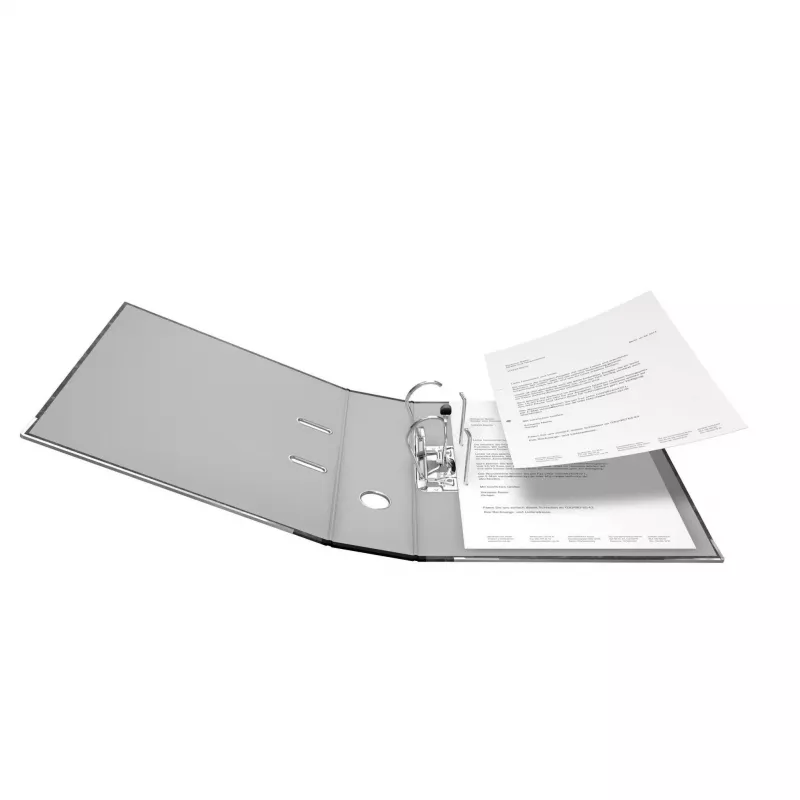 FALKEN Recycling Lever Arch File A4, 8 cm, Black Marbled