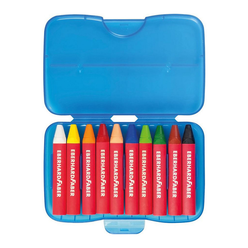 Eberhard Faber Wax Crayons, 10 pcs