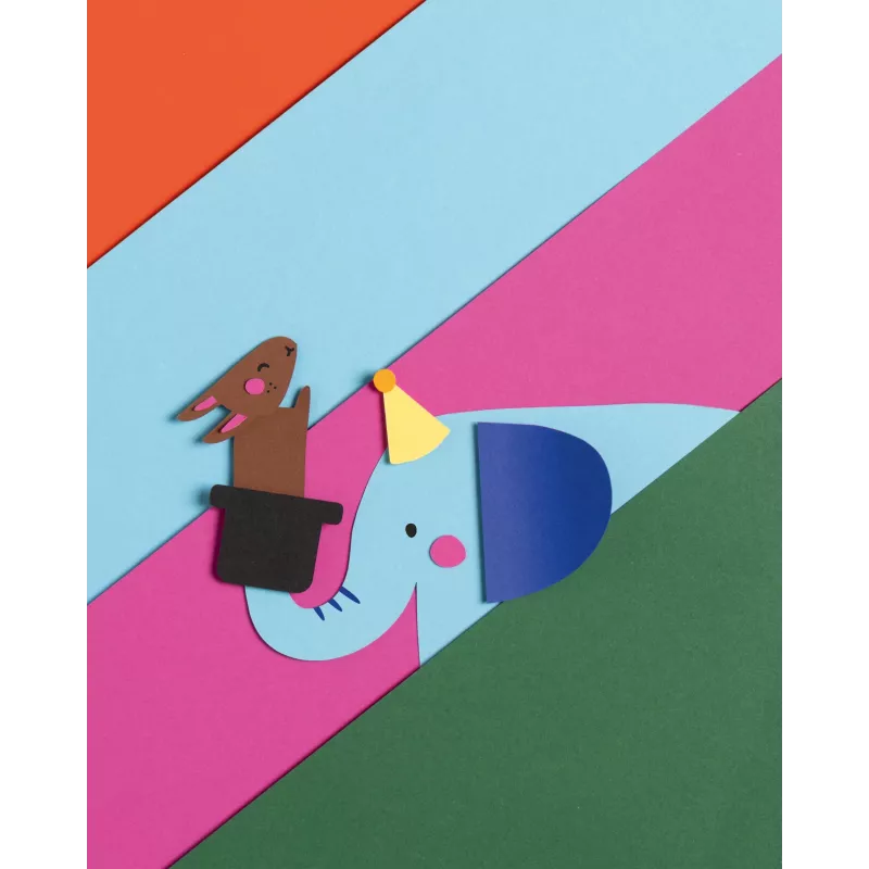 folia coloured paper assorted colours 130 gsm - 20 sheets