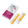 VELOFLEX filing strips, self-adhesive HEFTFIX transparent plastic - 50 pieces