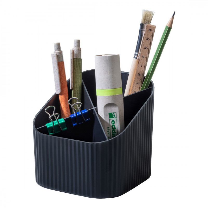 HAN pen holder 11.1 x 11.1 x 10.5 cm black