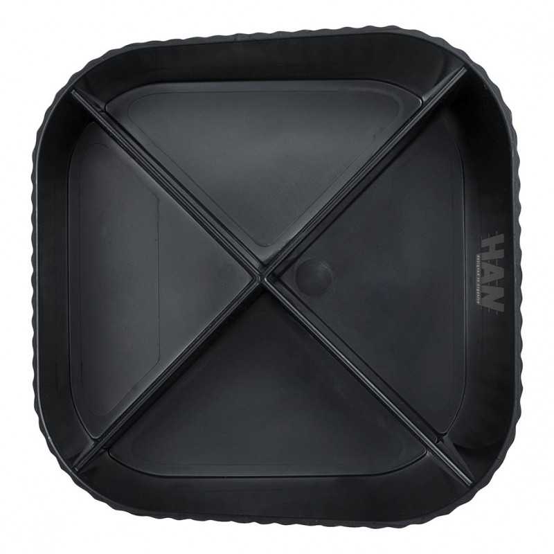 HAN pen holder 11.1 x 11.1 x 10.5 cm black