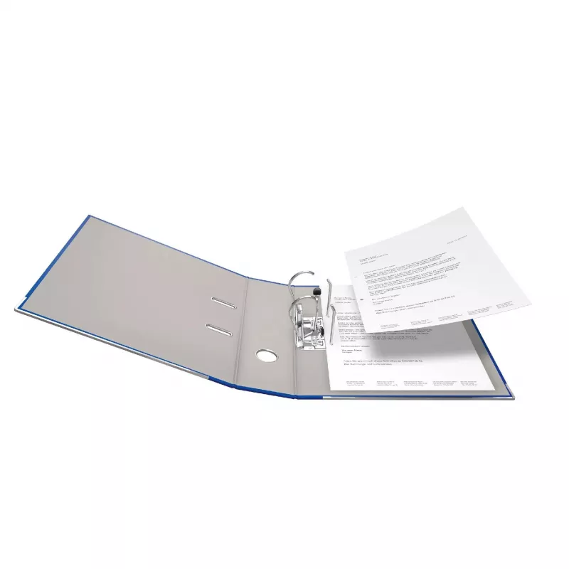 FALKEN Color Lever Arch File, Plastic, 80 mm Spine, DIN A4, Blue