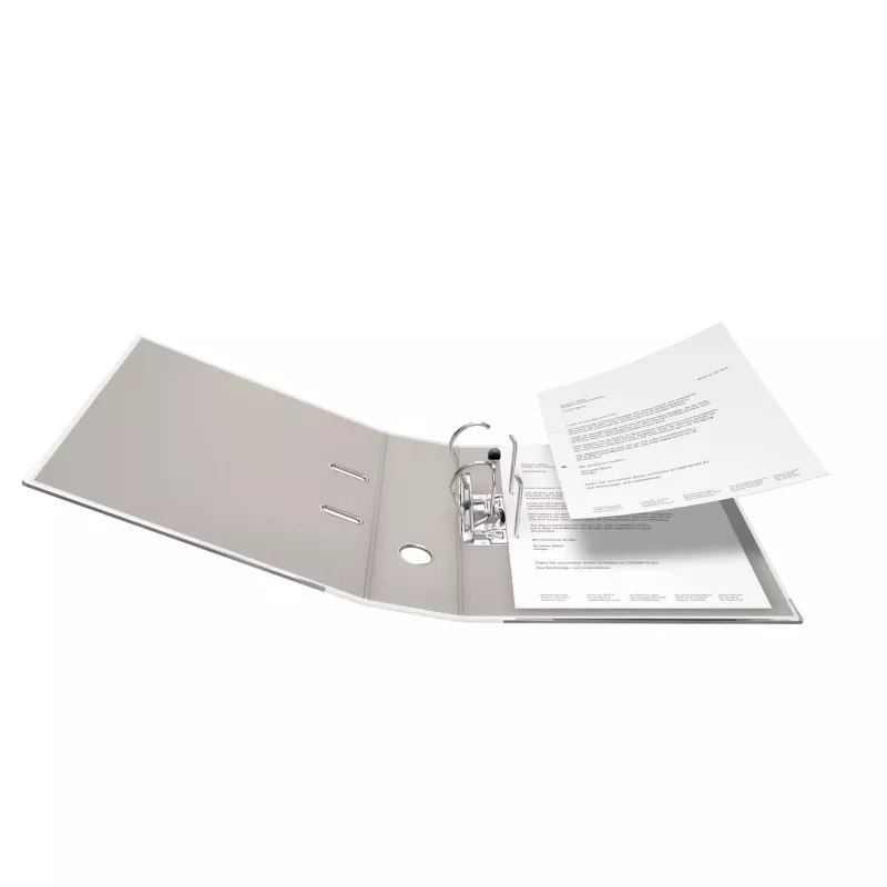 FALKEN Color Lever Arch File, Plastic, 80 mm Spine, DIN A4, White