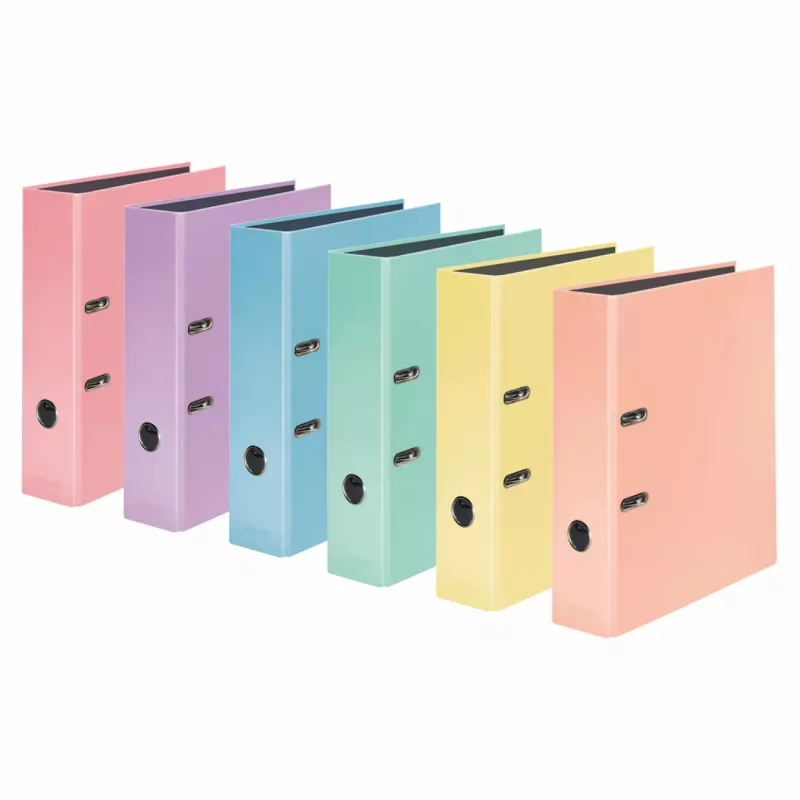 FALKEN Pastel Color Lever Arch File, DIN A4, Blue