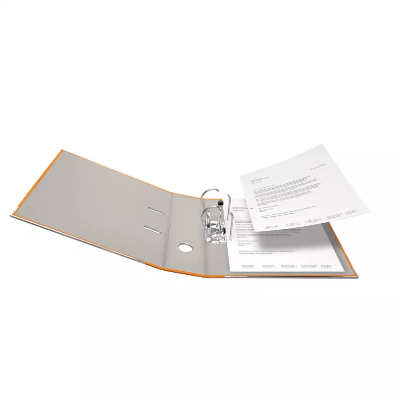 FALKEN Color Lever Arch File, Plastic, 8 cm, DIN A4, Orange