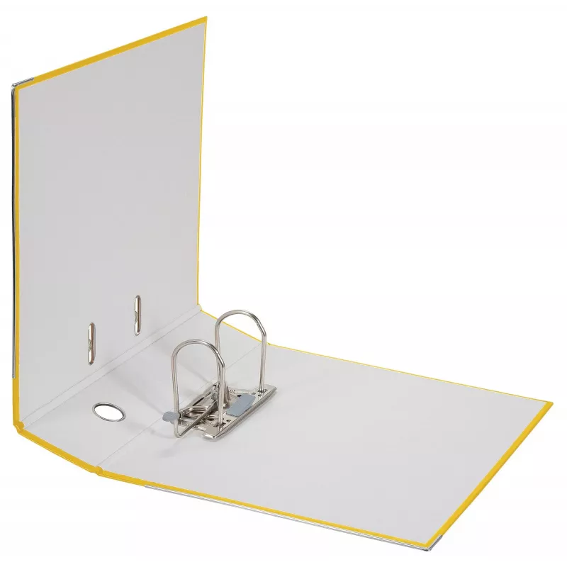 FALKEN Color Lever Arch File DIN A4, 8 cm, Plastic, Yellow