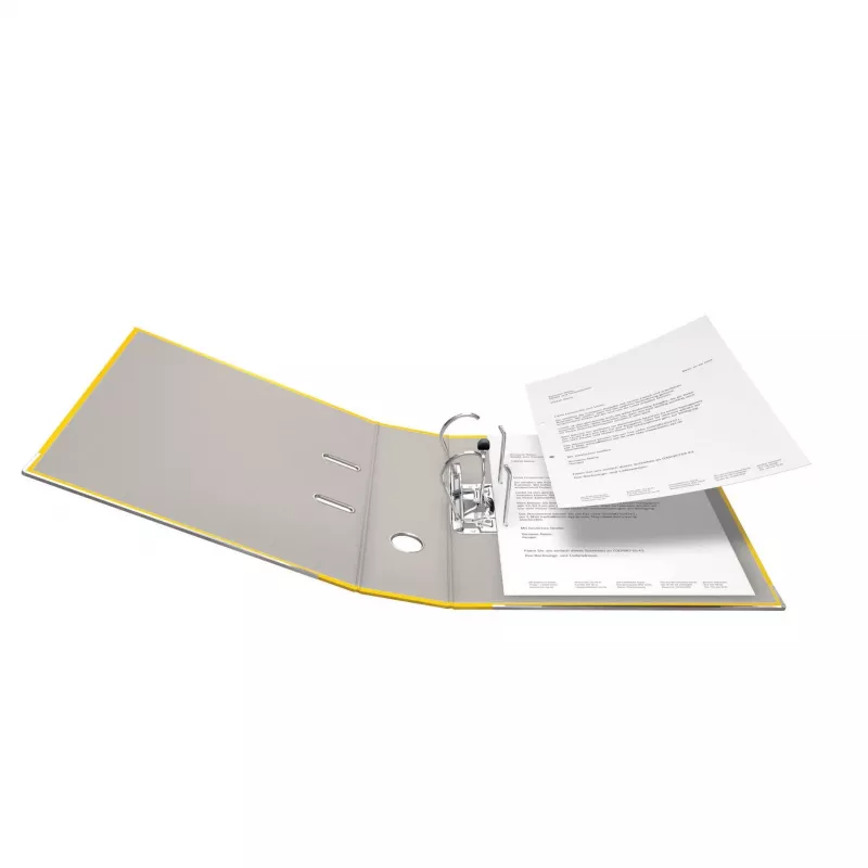 FALKEN Color Lever Arch File DIN A4, 8 cm, Plastic, Yellow