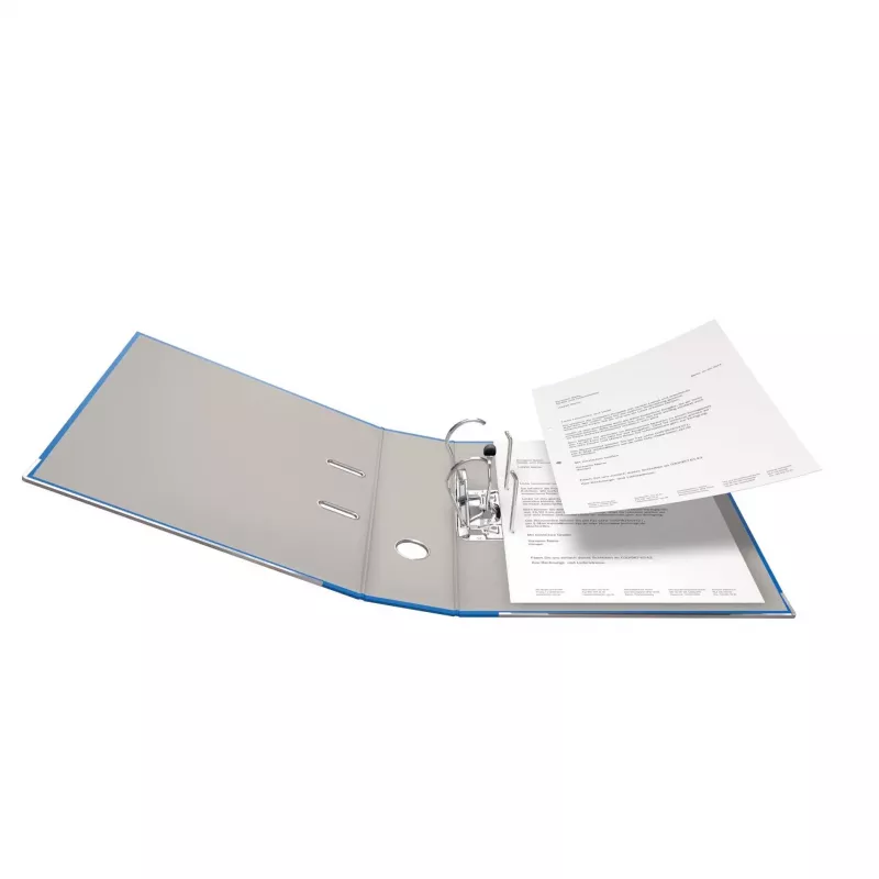 FALKEN Color Lever Arch File DIN A4, 8 cm, Plastic, Aqua