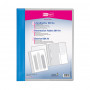 VELOFLEX file folder DIN A4 extra wide PVC light blue