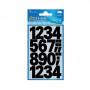 AVERY Zweckform 3785 Adhesive Numbers, Black, 25.0 mm, 48 Labels