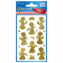 AVERY Zweckform Angel Stickers, Gold, 8 Labels